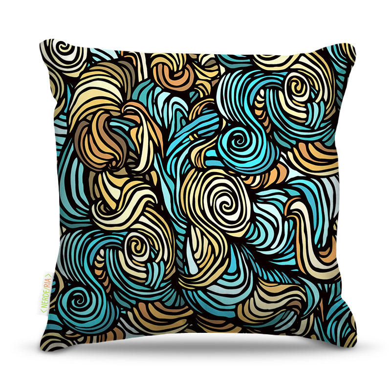 Almofada Ondas 45X45Cm
