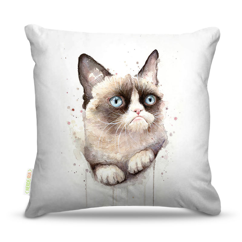 Almofadas Nerderia Gato Na Caixa Surreal