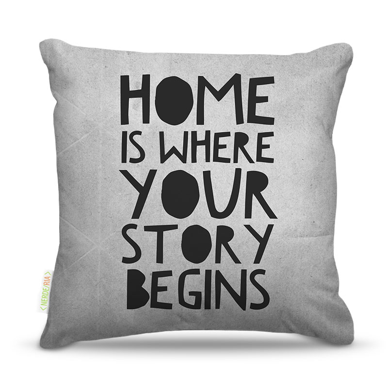 Almofadas Nerderia Home Cinza
