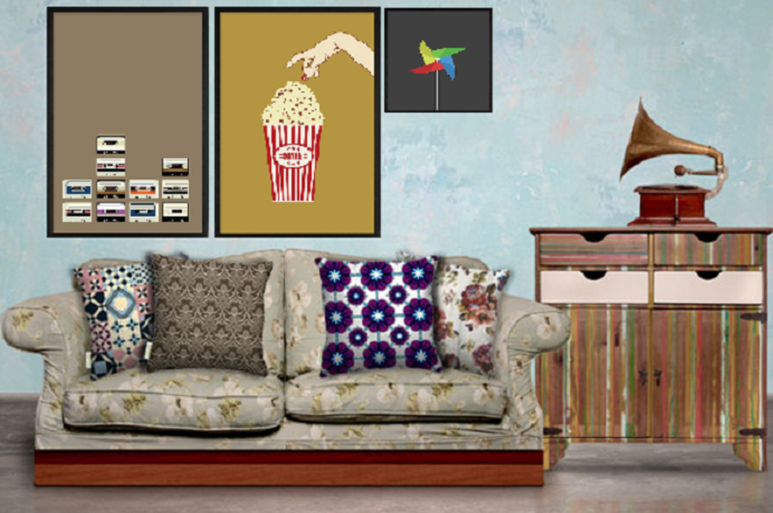 Almofadas Nerderia Home Cinza