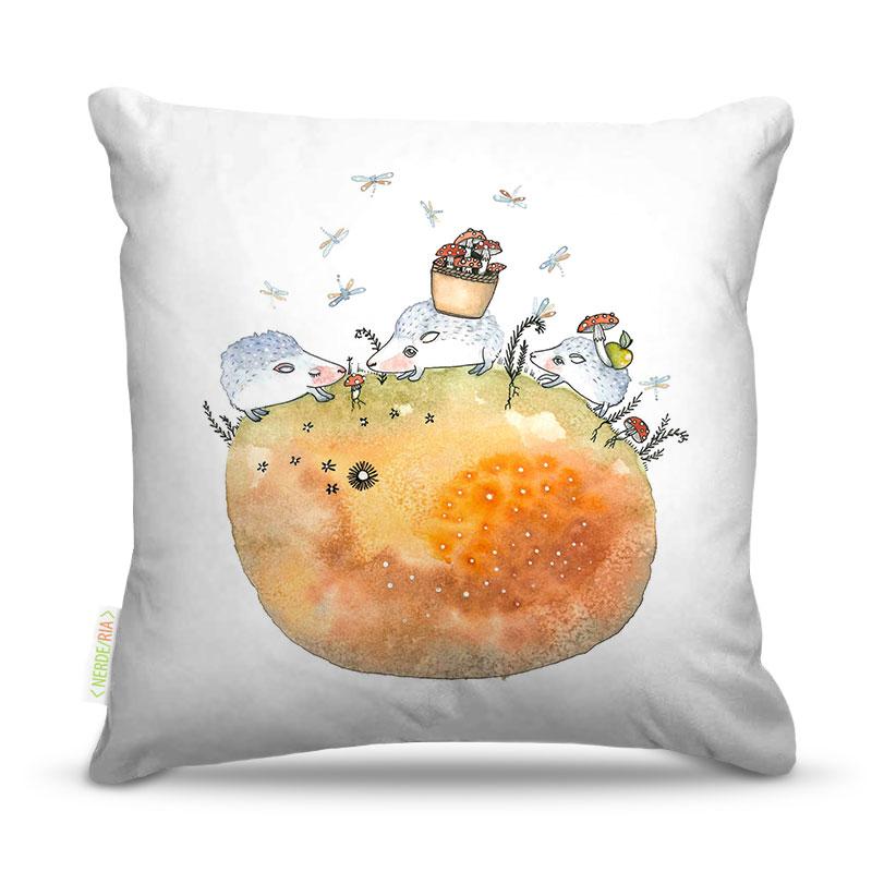 Almofadas Nerderia Paisagem Urso