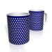 Caneca De Porcelana Nerderia e Lojaria azul com bolinhas brancas 4 colorido