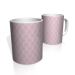 Caneca De Porcelana Nerderia e Lojaria azulejo rosa claro  colorido