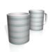 Caneca De Porcelana Nerderia e Lojaria faixas azul  colorido