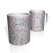 Caneca De Porcelana Nerderia e Lojaria flower aquarela colorido