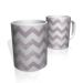 Caneca De Porcelana Nerderia e Lojaria linha zigzag roxo colorido