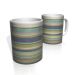 Caneca De Porcelana Nerderia e Lojaria linhas colorido