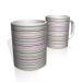Caneca De Porcelana Nerderia e Lojaria linhas multi color colorido