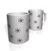 Caneca De Porcelana Nerderia e Lojaria multi flores colorido