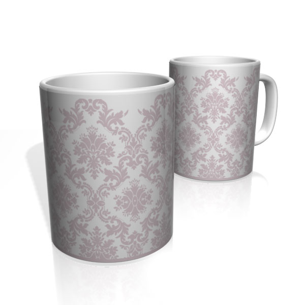 Caneca De Porcelana Nerderia e Lojaria petalas rosa old colorido