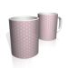 Caneca De Porcelana Nerderia e Lojaria rosa bolinhas brancas 5 colorido