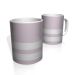 Caneca De Porcelana Nerderia e Lojaria roxo claro duas faixas 2 colorido
