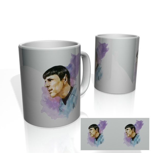 Caneca Nerderia - Spock