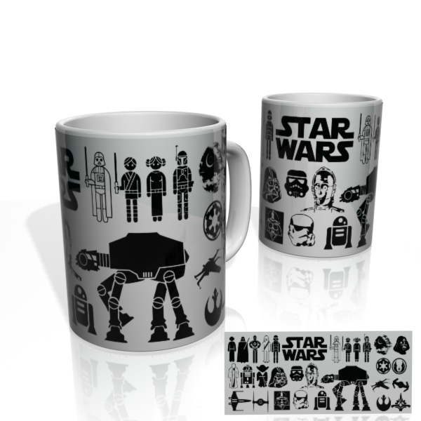 Caneca Nerderia - Stars Icons