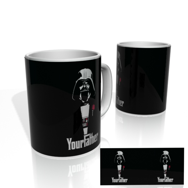 Caneca Nerderia - Vader 02
