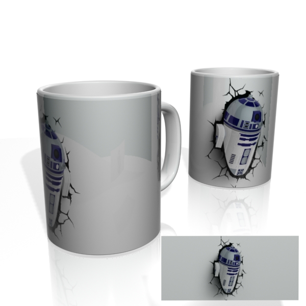 Caneca Nerderia 3D - Robo
