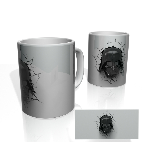 Caneca Nerderia 3D - Vader
