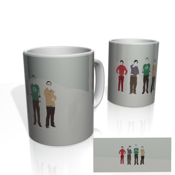 Caneca Nerderia Big Bang Minimalist