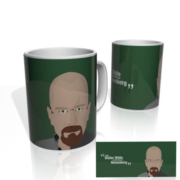 Caneca Nerderia Breaking Bad Heisenberd