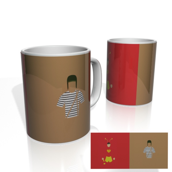Caneca Nerderia Chaves Chapolin