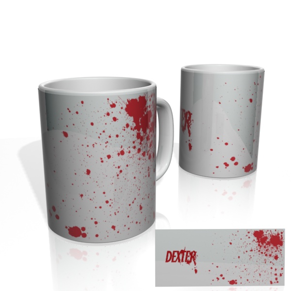 Caneca Nerderia Dexter Blood