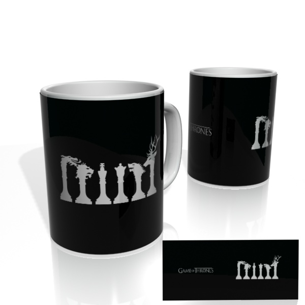 Caneca Nerderia Game Of Thrones Black