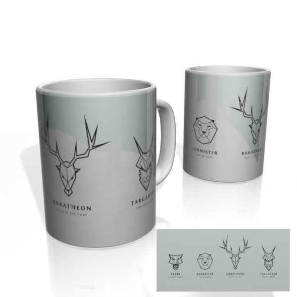 Caneca Nerderia Game Of Thrones Lines