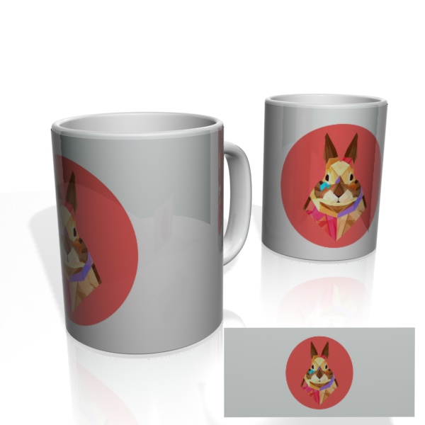 Caneca Nerderia Geometric Habbit
