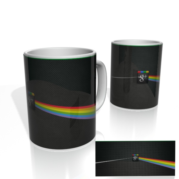 Caneca Nerderia Google Plus