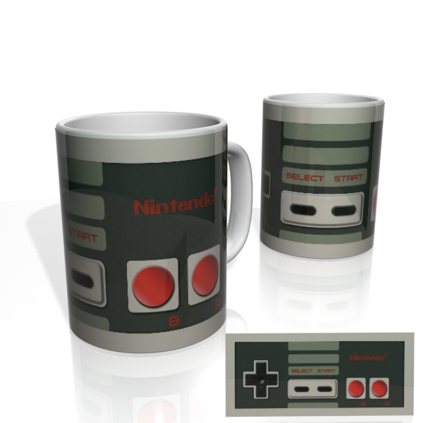 Caneca Nerderia Mintendo Controller