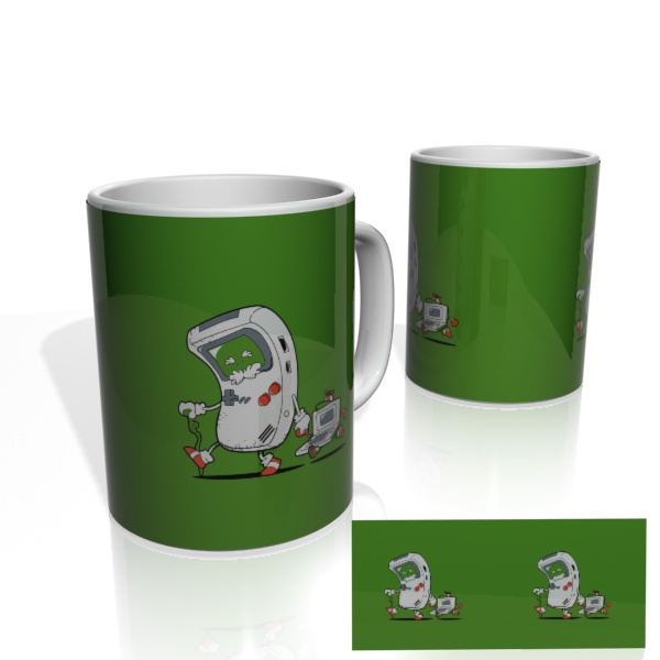 Caneca Nerderia Old Game Boy