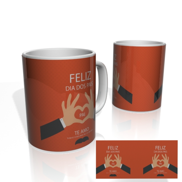 Caneca Nerderia Pai Coracao