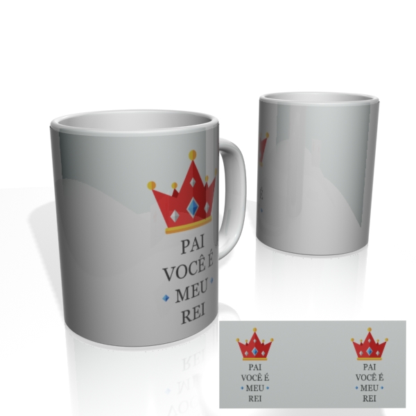 Caneca Nerderia Pai Rei