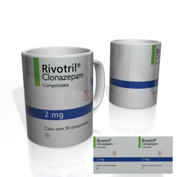 Caneca Nerderia Rivotril