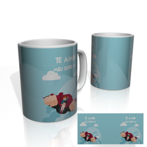 Caneca Nerderia Super Pai