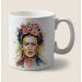 Caneca decorativa Nerderia e Lojaria frida paint colorido