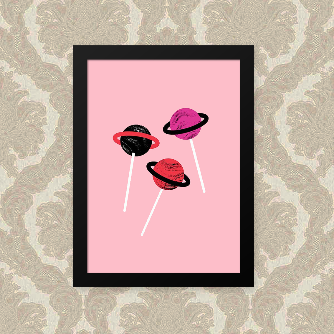 Combo Ambiente Decorativo Quarto Teen Feminino Nerderia e Lojaria teenf3 colorido