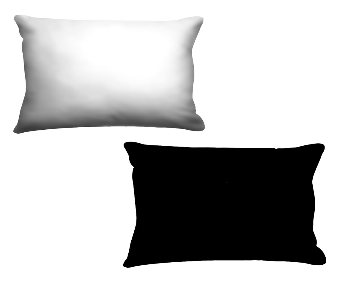 Combo De Fronhas Para Travesseiros Preto E Branco