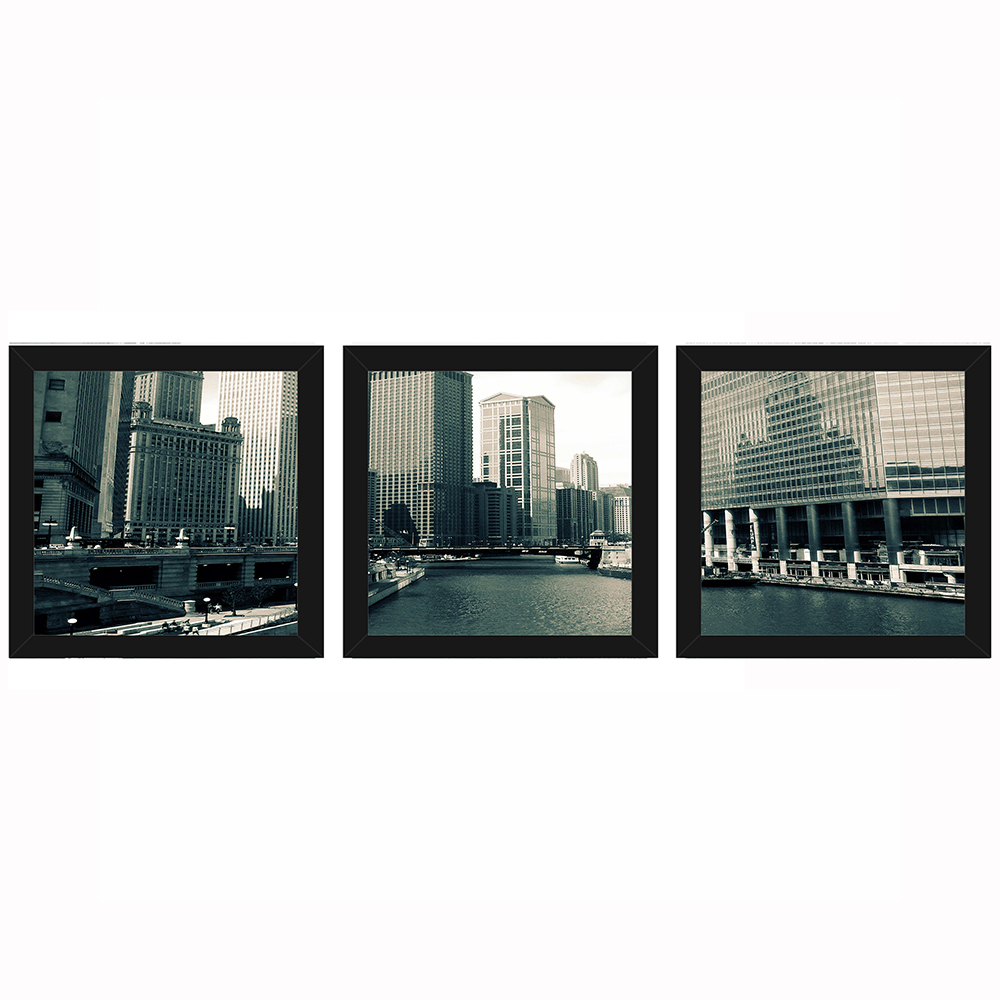 Combo Quadro Decorativo 20X20Cm X3