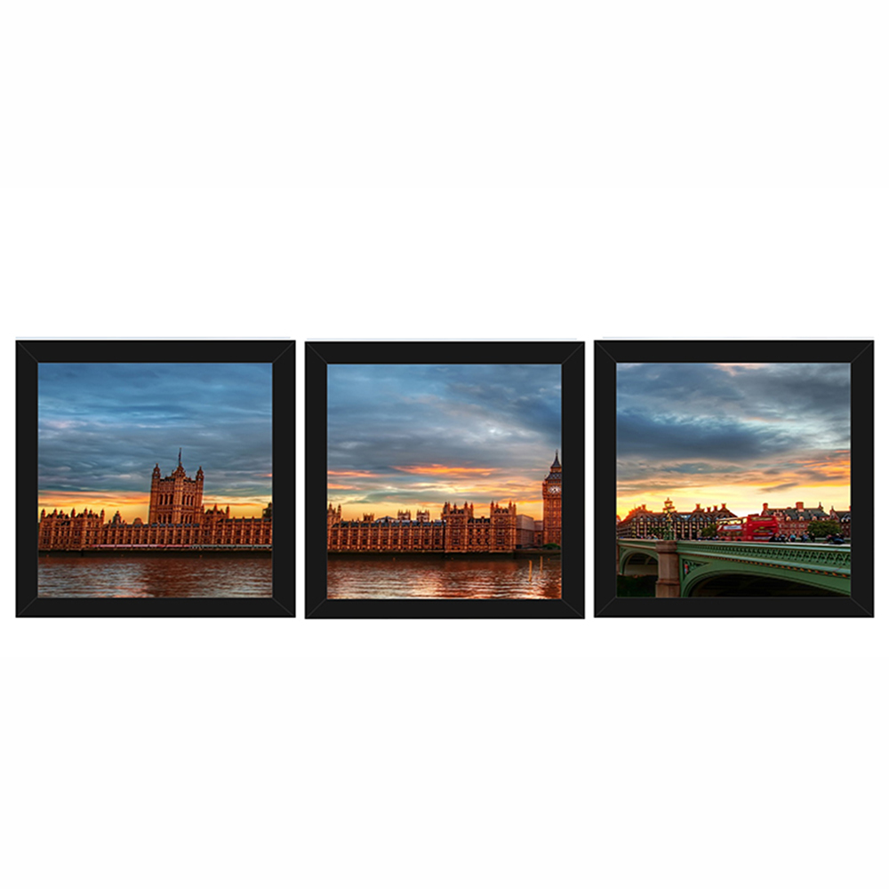 Combo Quadro Decorativo 20X20Cm X3