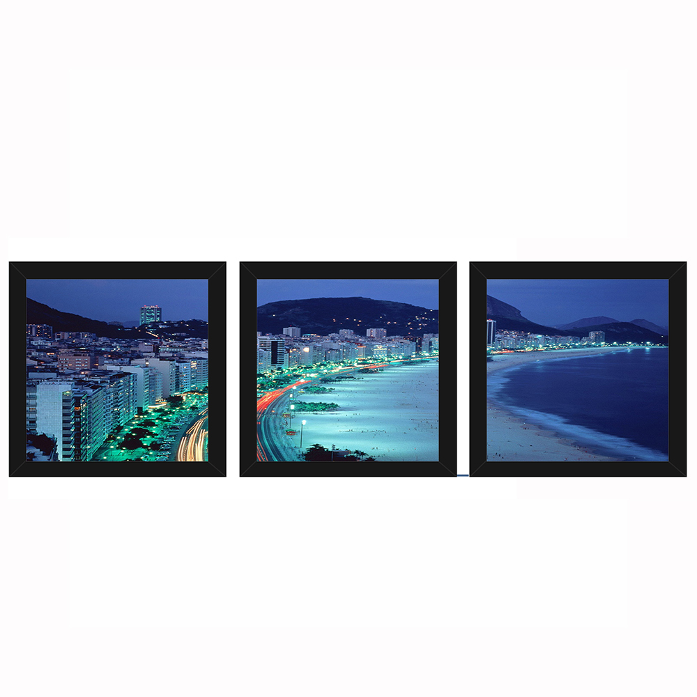 Combo Quadro Decorativo 20X20Cm X3
