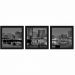 Combo Quadro Decorativo 20X20Cm X3