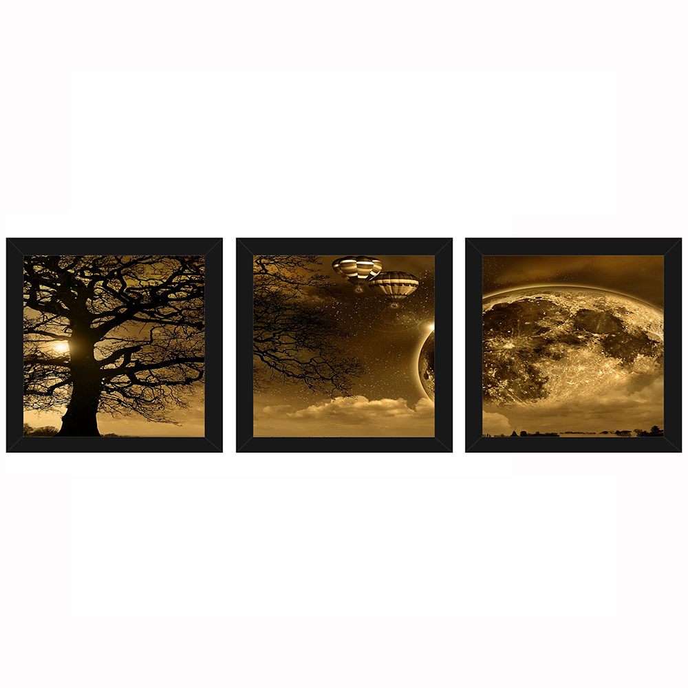 Combo Quadro Decorativo 20X20Cm X3