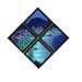 Combo Quadro Decorativo 20X20Cm X4