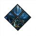 Combo Quadro Decorativo 20X20Cm X4