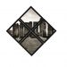 Combo Quadro Decorativo 20X20Cm X4