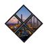 Combo Quadro Decorativo 20X20Cm X4