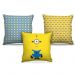 Combo de almofadas 40 x 40 cm (3und.) Nerderia e Lojaria minions combo 03 colorido