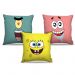 Combo de almofadas 45 x 45 cm (3und.) Nerderia e Lojaria bob esponja 01 colorido