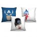 Combo de almofadas 45 x 45 cm (3und.) Nerderia e Lojaria capitao america 01 colorido